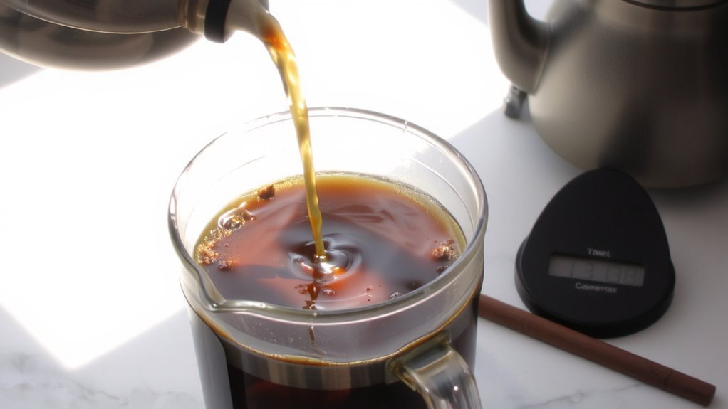 200 f french press brewing