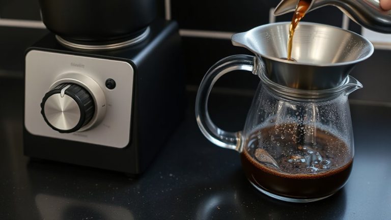 adjust grind finer for distilled water