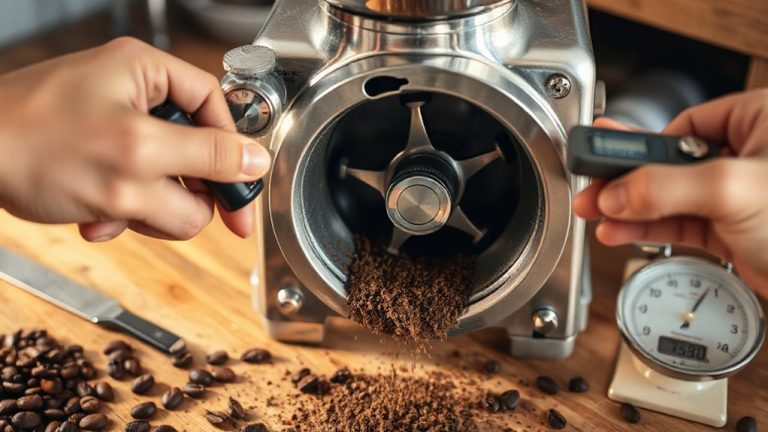 adjust grinder speed settings