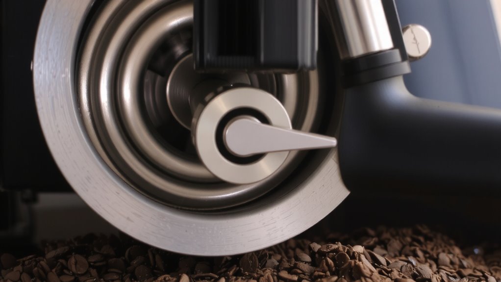 align burrs for even grind