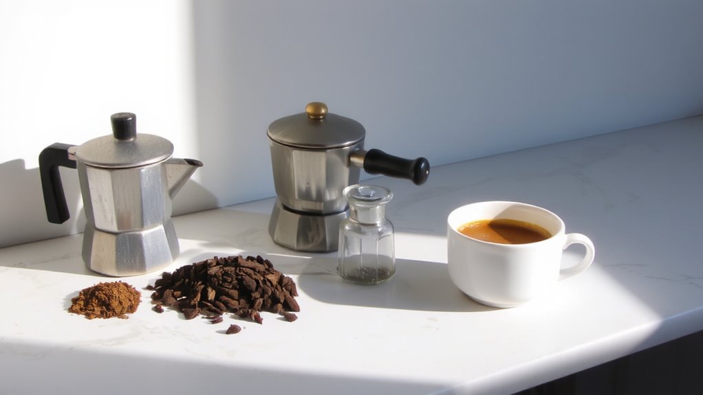 aluminum vs stainless steel moka pots