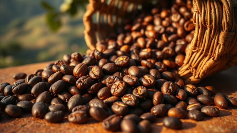 bold african coffee beans