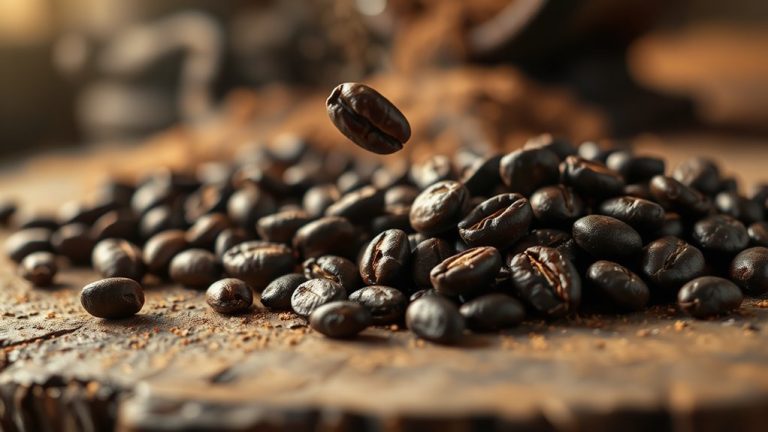bold indian coffee beans