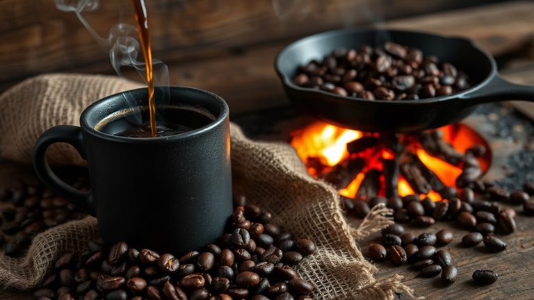 bold smoky dark roast