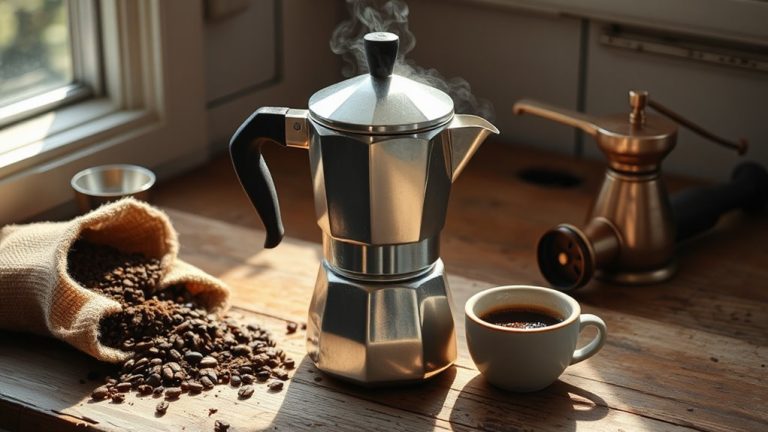 brews rich bold coffee