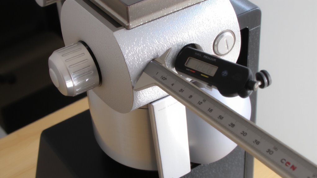 burr spacing and alignment