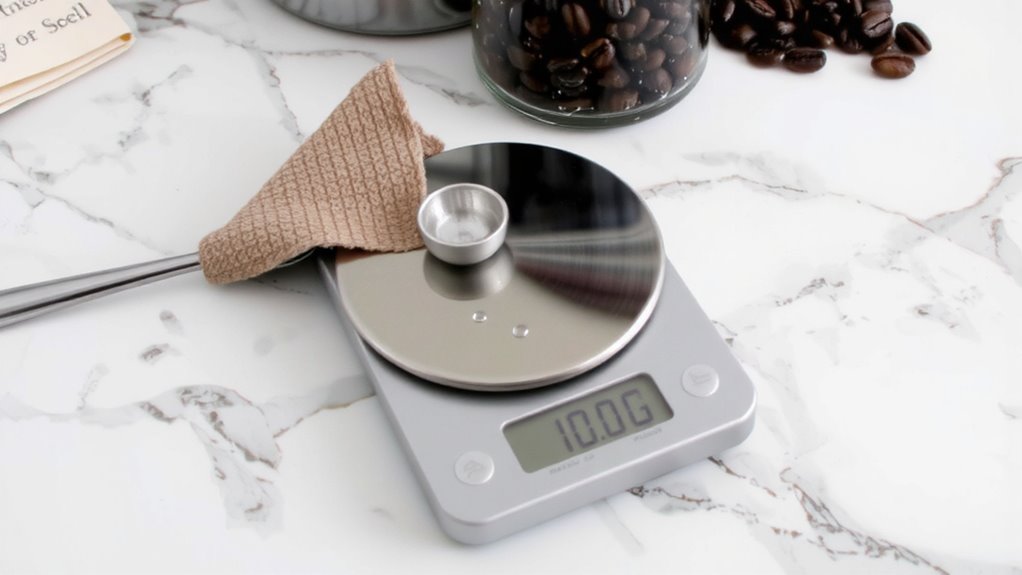 calibrate monthly with certified weights