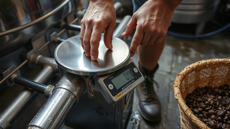 calibrating scales for yield tracking