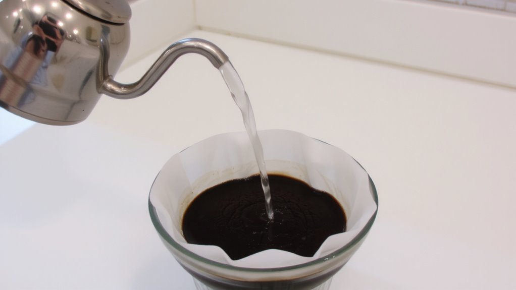 centered pour technique