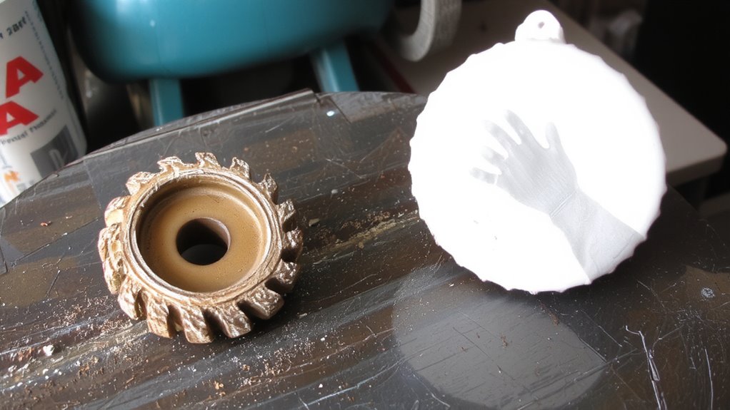 check burrs every 500 hours