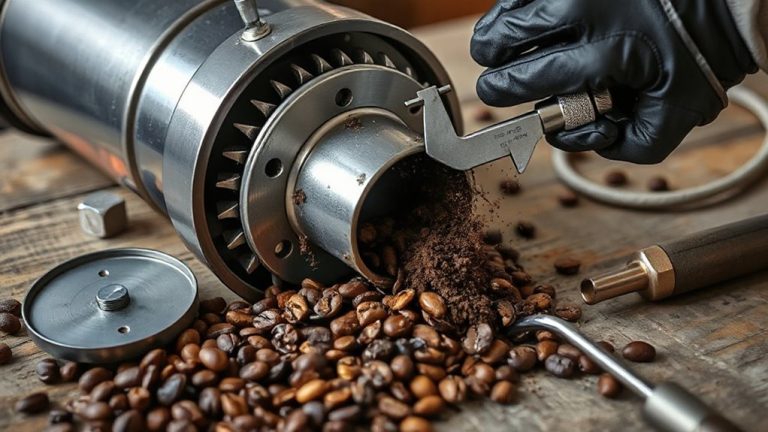 check grinder burr alignment