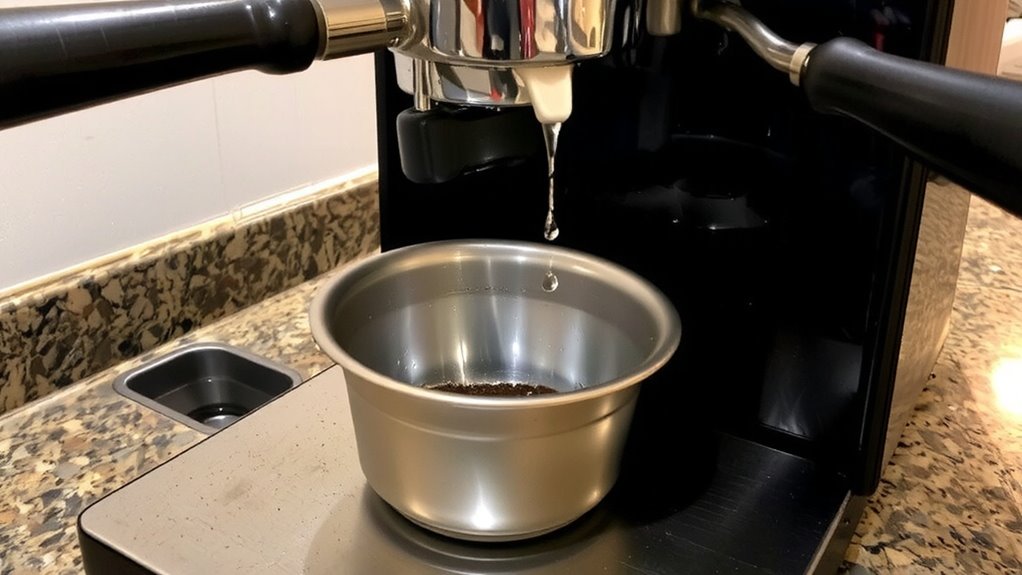 check portafilter before brewing