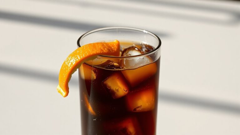 citrus infused iced coffee