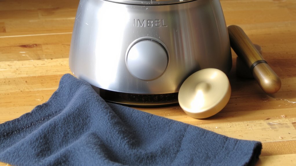 clean and lubricate grind knob