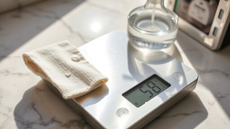 clean and sanitize scales