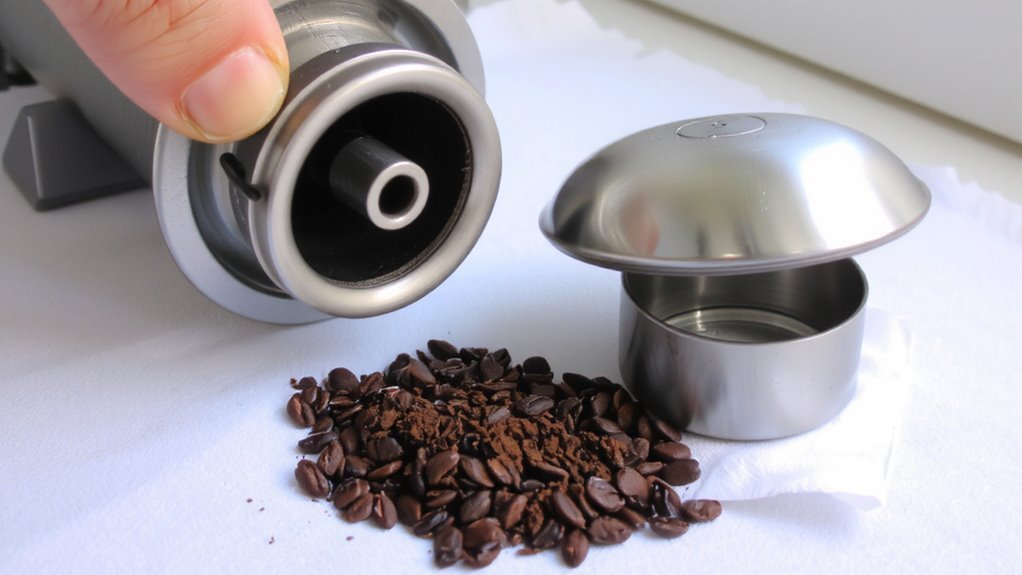 clean burrs perfect doses