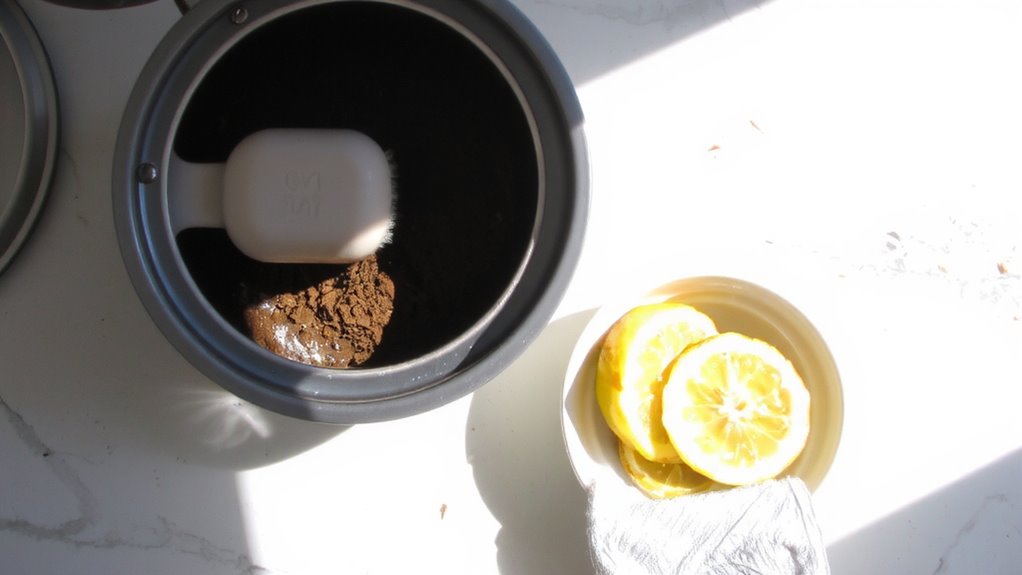 clean canister fresh coffee