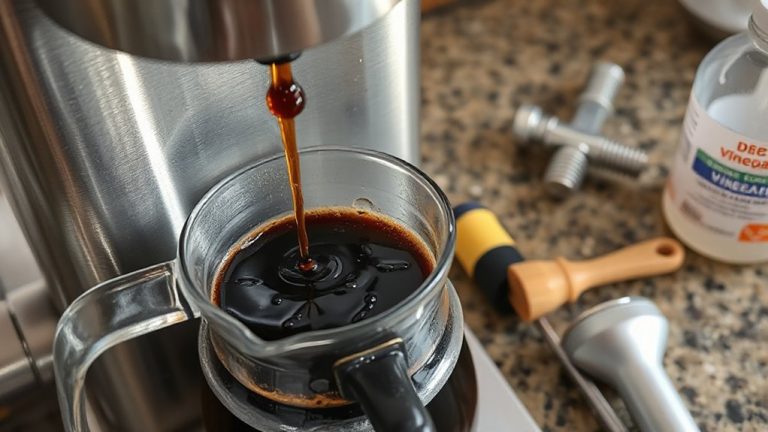 clean coffee maker thoroughly