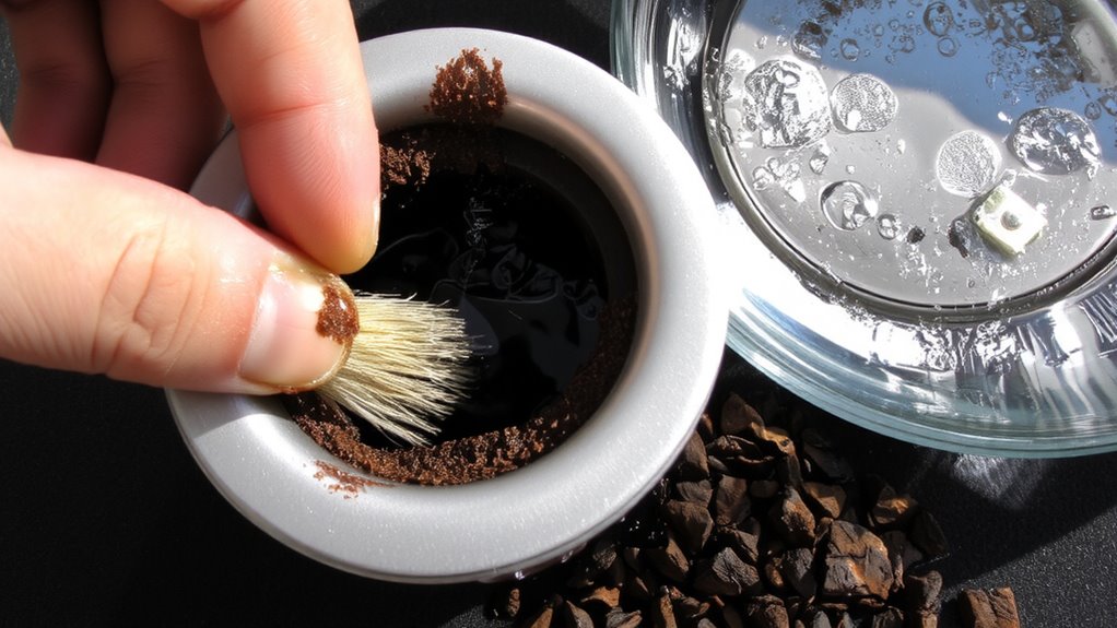 clean gasket regularly for better coffee