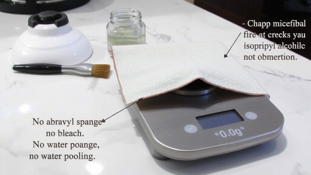 clean gently avoid damage