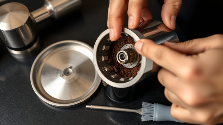 clean grinder to eliminate static