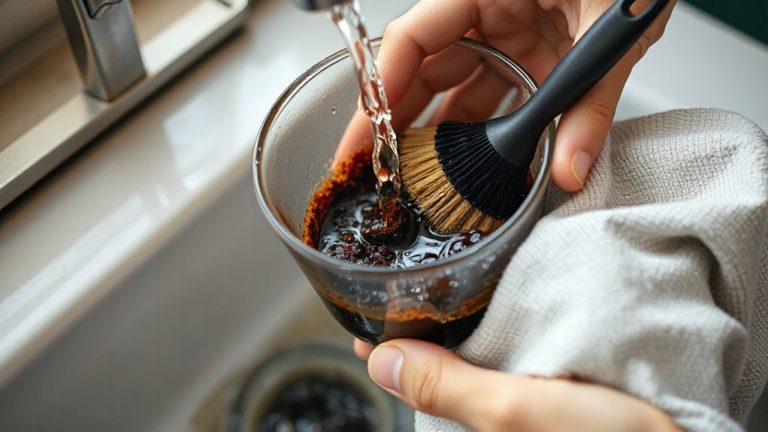 clean immersion vessel thoroughly