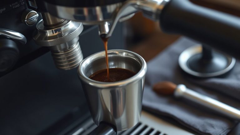 clean portafilter before grind test