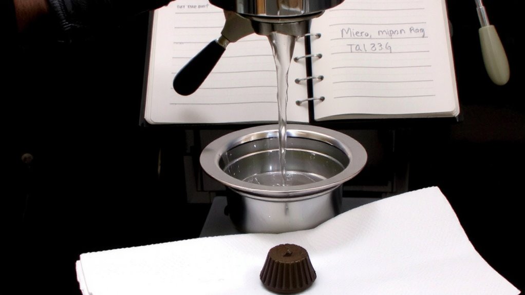 clean portafilter fresh start