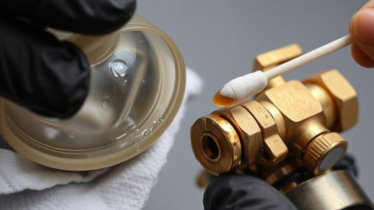 clean seals and valves