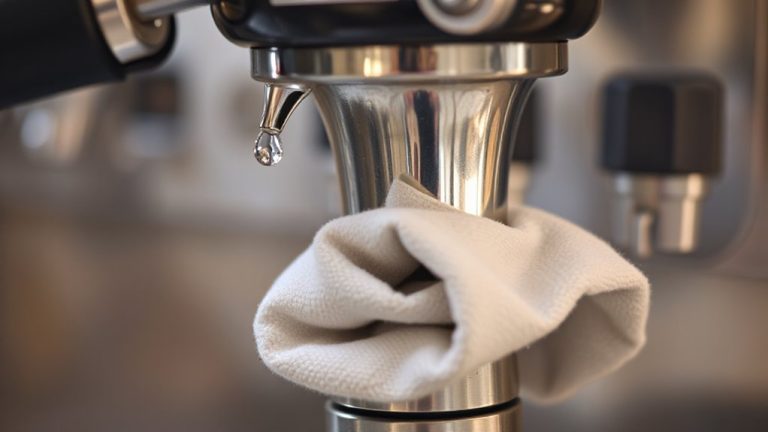 clean steam wand immediately