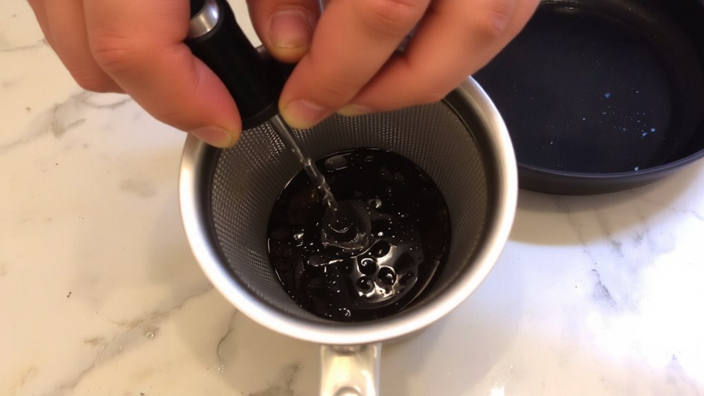 clean under mesh filter thoroughly