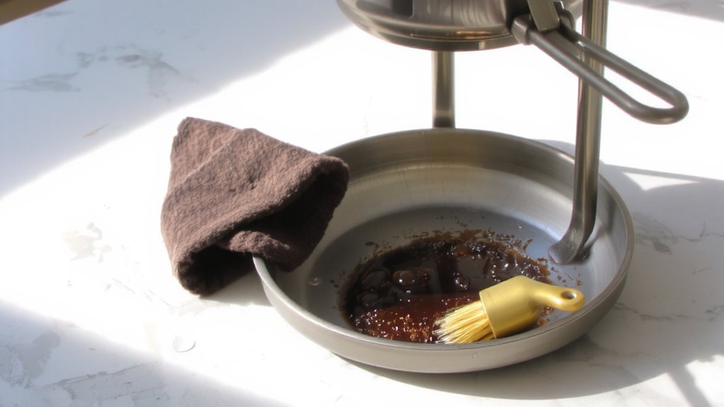 clean with vinegar solution