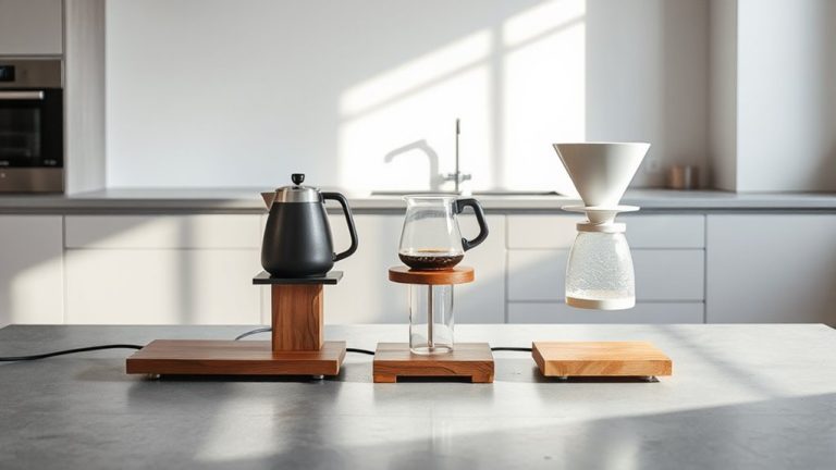 coffee brewing space savers