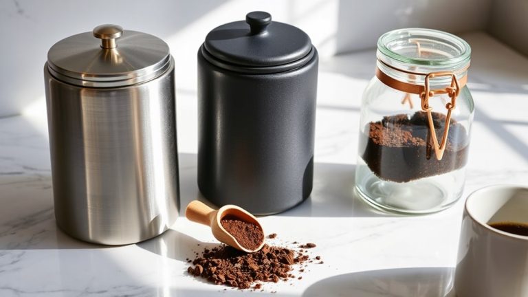 coffee grounds storage solutions