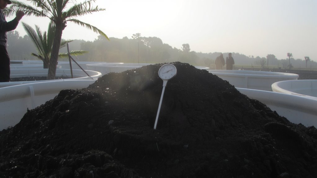 coffee pulp composting process