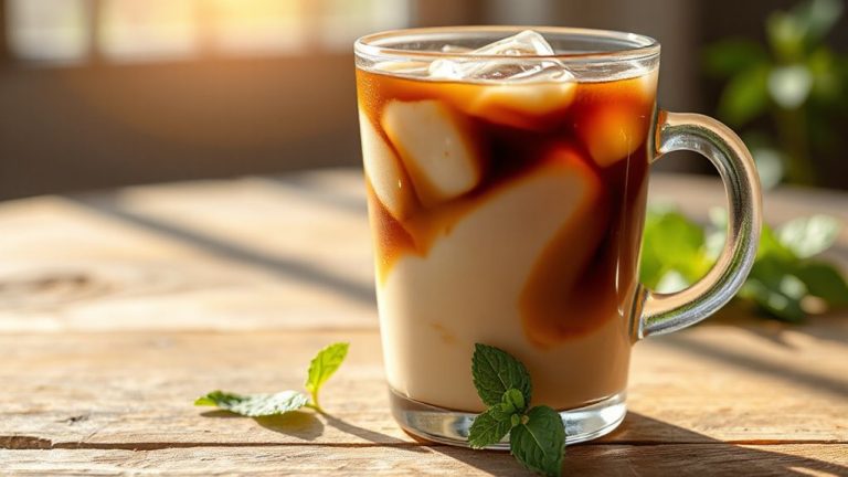 cold brew with almond milk
