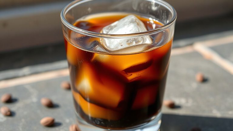 cold brew with cacao nibs