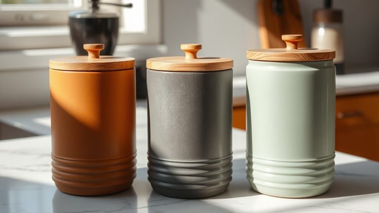 compact coffee canisters for freshness