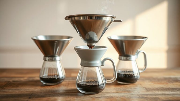 compact coffee funnels perfect pour