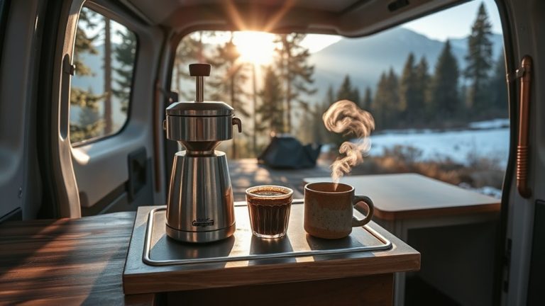 compact coffee makers for vans