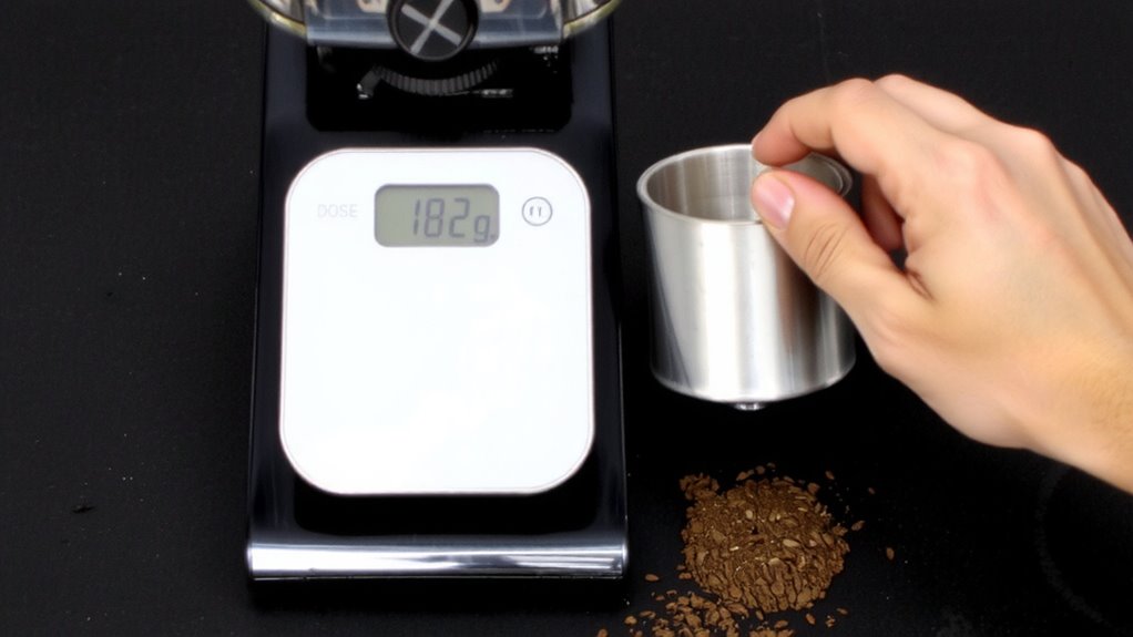 consistent dose and tamp