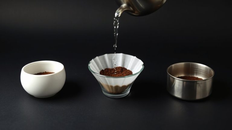 container materials affect pour over