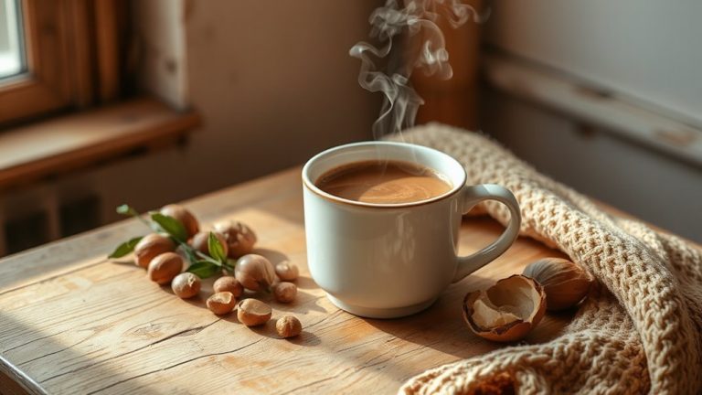 cozy hazelnut coffee vibes