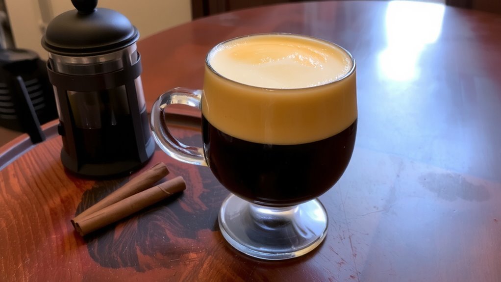 creamy egg coffee delight