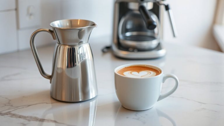 creamy lattes perfectly frothed