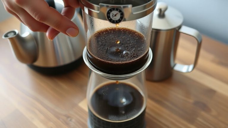 decrease brew time slightly