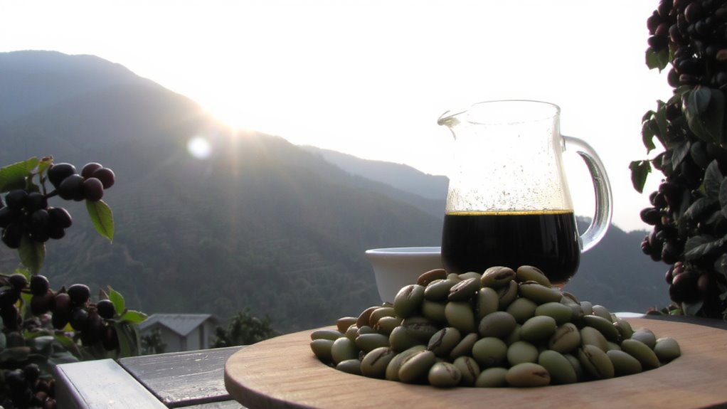 dense beans brighter coffee