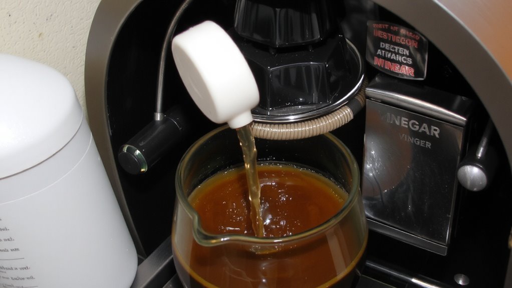 descaling with vinegar frequently