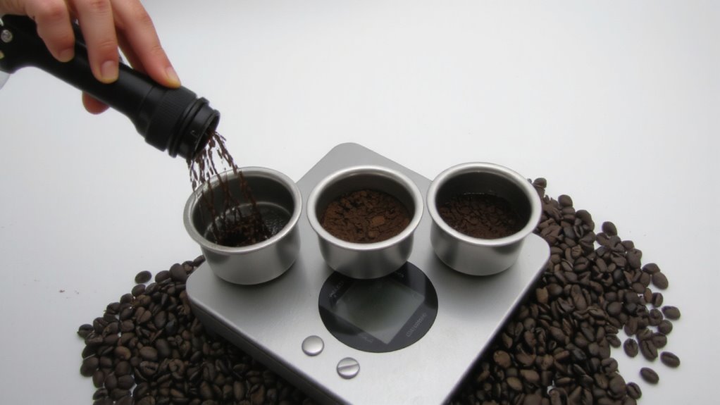 dial dose for grinder consistency