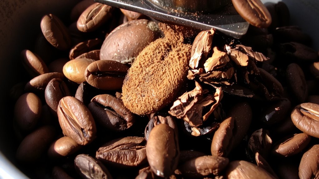 dry air shatters coffee beans